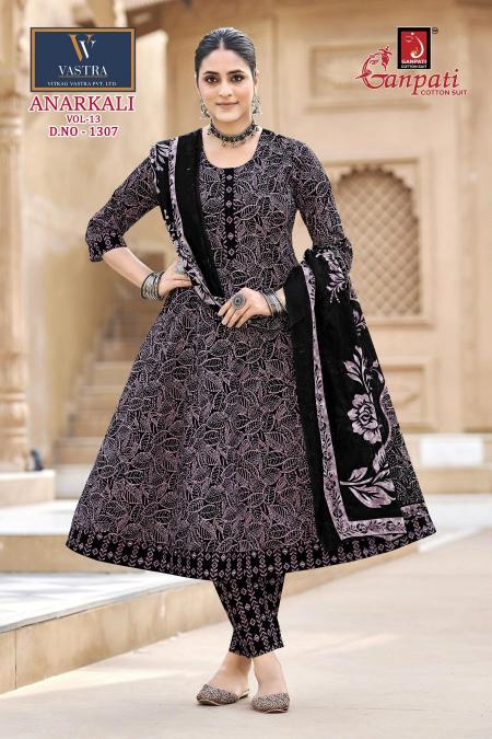 Ganpati anarkali vol-13 wholesale kurtis market